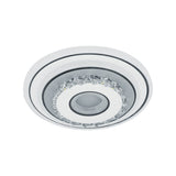 Lustra Led Cu Cristal Mita, Diametru 20Cm, Rotunda, Lumina Rece/Calda/Neutra - vivimall.ro