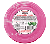 Perfect House - Piatti Riutilizzabili Colorati - 20 pz - Practicitate la Masa