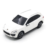 MASINA CU TELECOMANDA PORSCHE CAYENNE TURBO ALB CU SCARA 1 LA 24