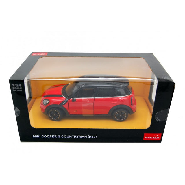 MASINUTA METALICA MINICOOPER ROSU SCARA 1 LA 24