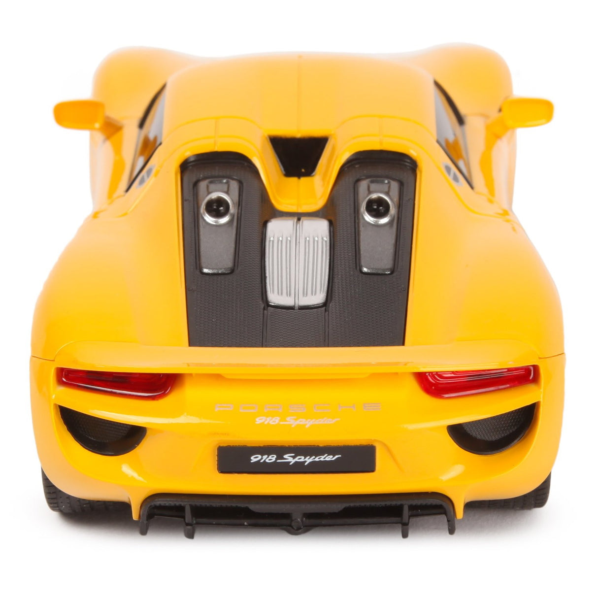 MASINA CU TELECOMANDA PORSCHE 918 SPYDER GALBEN CU SCARA 1 LA 24