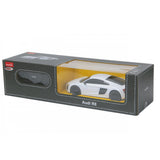 MASINA CU TELECOMANDA AUDI R8 ALB CU SCARA 1 LA 24
