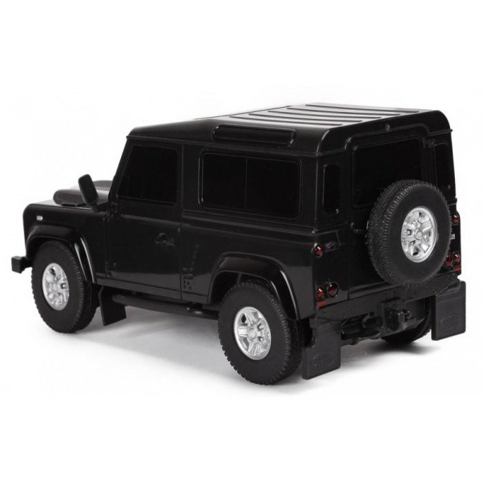 MASINA CU TELECOMANDA LAND ROVER DEFENDER NEGRU CU SCARA 1 LA 24