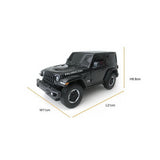 MASINA CU TELECOMANDA JEEP WRANGLER JL NEGRU SCARA 1 LA 24