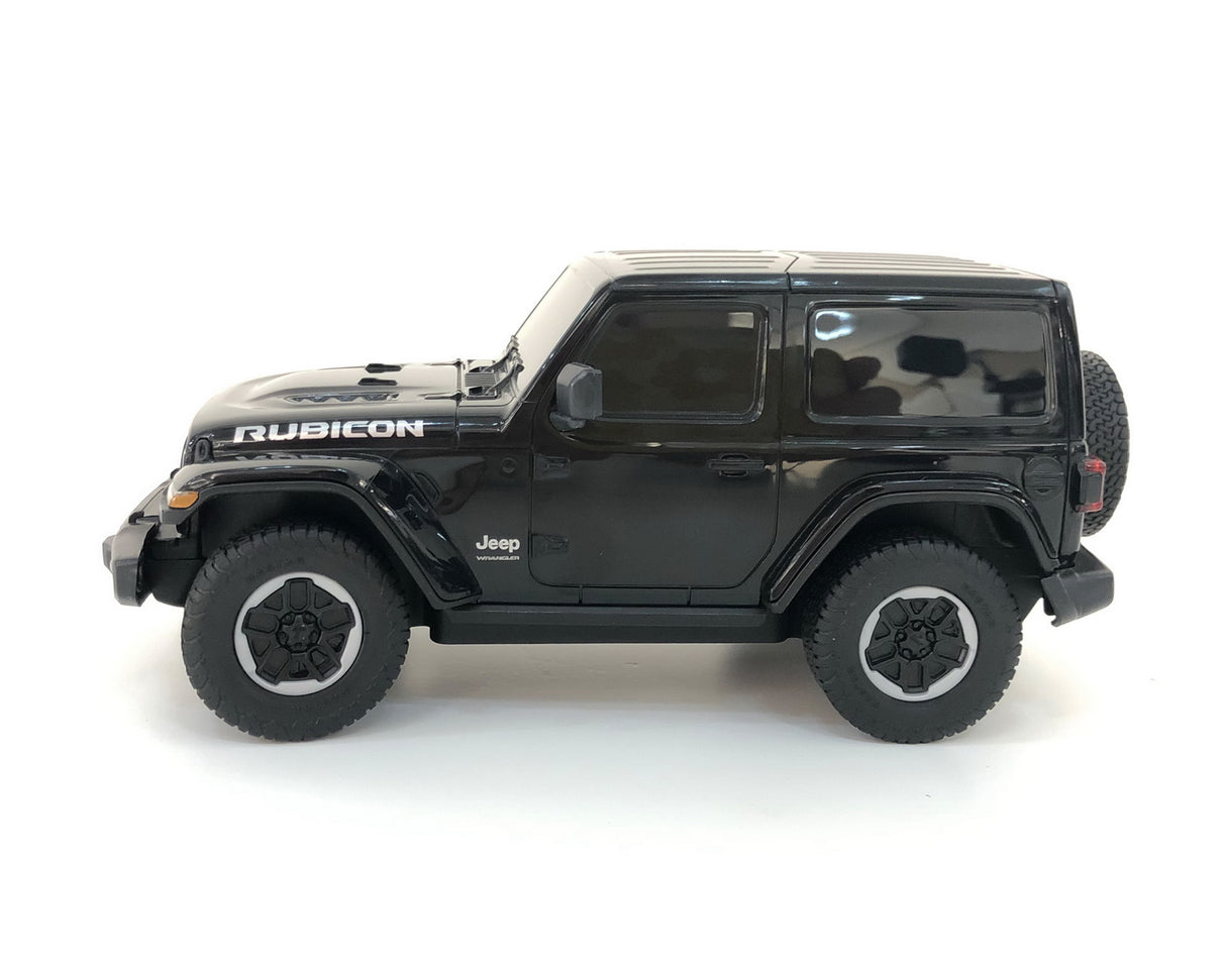 MASINA CU TELECOMANDA JEEP WRANGLER JL NEGRU SCARA 1 LA 24