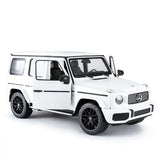 MASINA CU TELECOMANDA MERCEDES-BENZ G63 ALB SCARA 1 LA 24