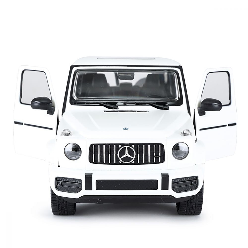 MASINA CU TELECOMANDA MERCEDES-BENZ G63 ALB SCARA 1 LA 24