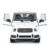 MASINA CU TELECOMANDA MERCEDES-BENZ G63 ALB SCARA 1 LA 24