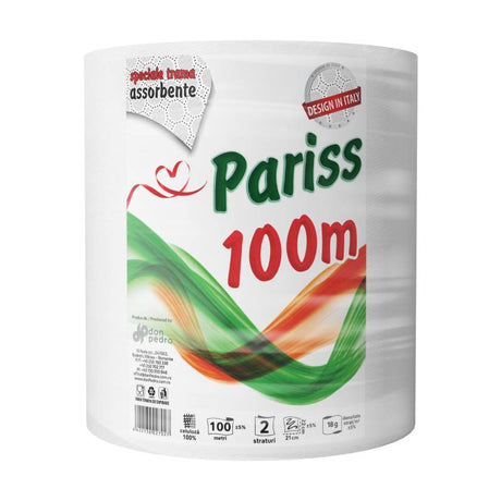 Rola prosop 2 straturi Pariss 100m - Eficiență în curățenie