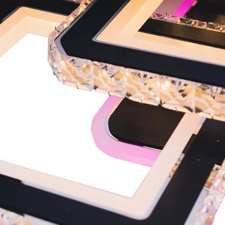 LED Lustră Leila Telecomandă | GlowTech - vivimall.ro