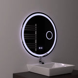 Oglinda Led Rotunda 60Cm, Touch Luxor, Sistem Dezaburire - vivimall.ro