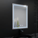 Oglinda Led Rectangulara, Verite Imperial Silver Motion Glow Marcello, Sistem Dezaburire, Ceas & Termometru - vivimall.ro