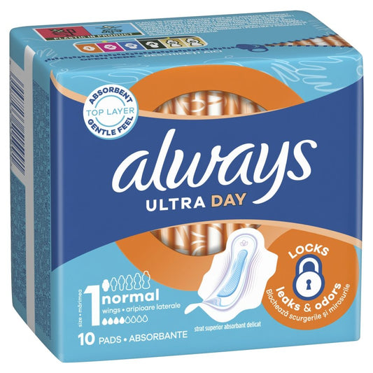 Absorbante, Always, 10 buc Ultra Normal plus