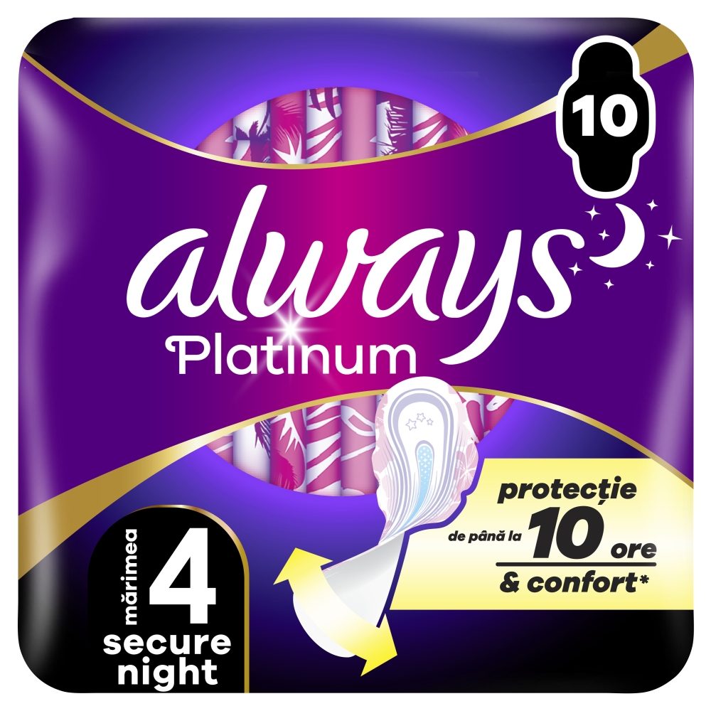 Always Ultra Platinum Secure Night betét, 10 db