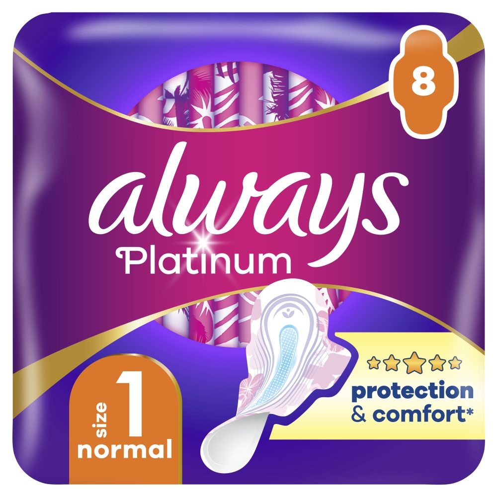Always Platinum Ultra Normal Plus egészségügyi betét, 8 db