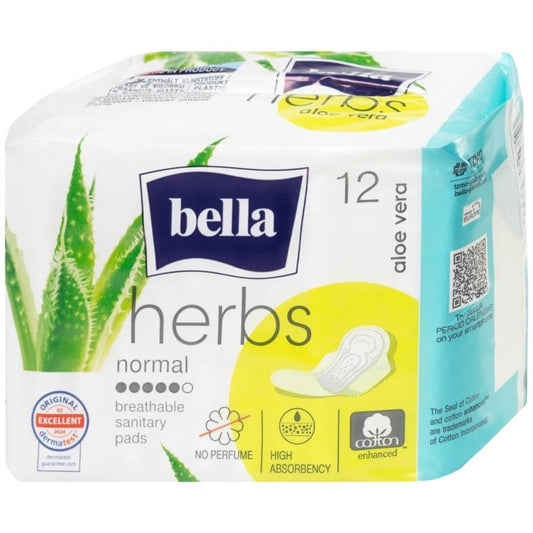 Betét, Bella, 12 db Herbs Aloe Vera