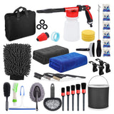 Set accesorii curățare auto 35 piese | AutoClean - vivimall.ro
