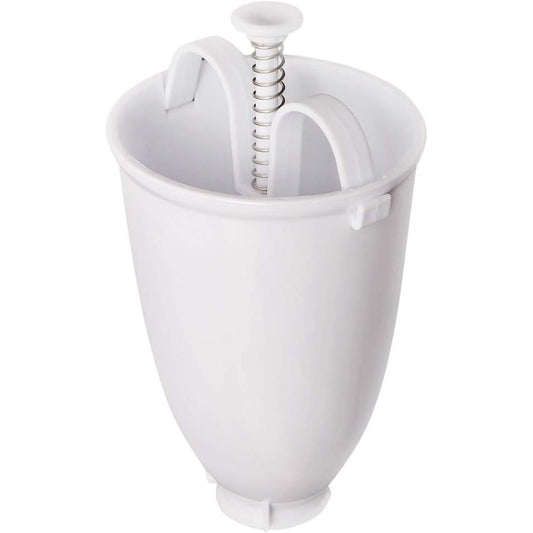 Accesoriu de Bucatarie pentru Gogosi, Vivimall, Dozator pentru Aluat, Dispozitiv Manual, Forma de Gogosi, pentru Gatit, 18x10x10 cm, Alb - vivimall.ro