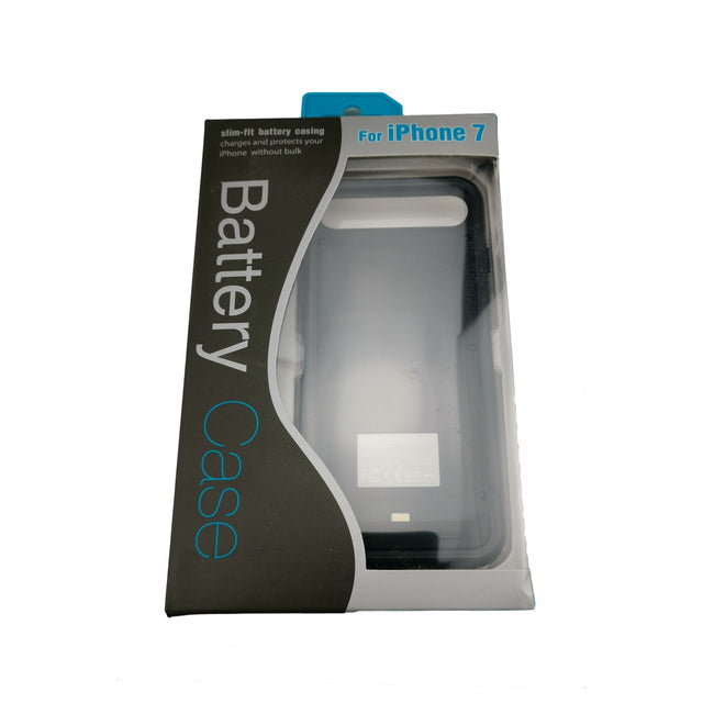 Acumulator extern iFans Battery Case 3100 mAh pentru Apple iPhone 7, Negru - vivimall.ro