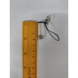 Adaptor Type C (mama) to micro USB (tata) cu Agatatoare Breloc inclusa, Argintiu - vivimall.ro