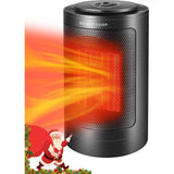 Aeroterma / Radiator ceramic Flippy PTC-1500K1, 1500 W, 2 trepte de putere, termostat reglabil, Negru - vivimall.ro