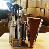 Afumator Apicol, Vivimall, din Inox, 30 x 25 x 10 cm, Gri - vivimall.ro