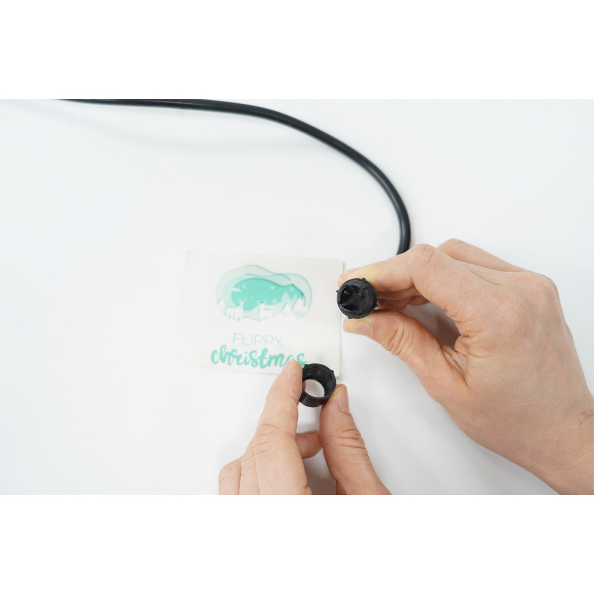 Alimentator pentru furtun luminos, fara joc de lumini, 220 V, 3 A, max, 660 W, Vivimall, fir negru - vivimall.ro