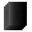 Set 4 Folii Antiaderente din Teflon, Vivimall, Multifunctionale, Rezistente la Apa si Temperaturi Ridicate, pentru Gratar, Cuptor, BBQ Grill, 40x33 cm, Negru - vivimall.ro
