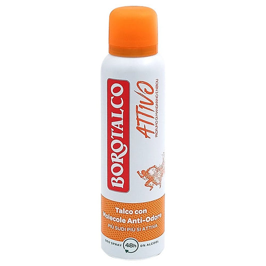 Izzadásgátló dezodor, Borotalco, 150 ml 48H Active Mandarina Neroli