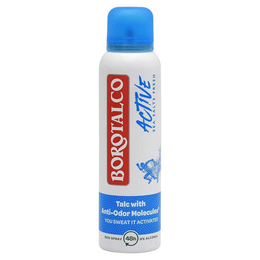 Antiperspirant Deodorant, Borotalco, 150 ml Active