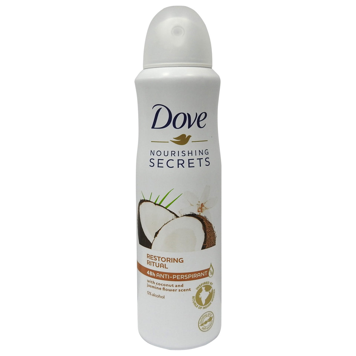 Antiperspirant dezodor, Dove, 150 ml, Restoring Ritual Coconut Jasmine