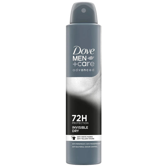 Izzadásgátló Dezodor, Dove, 200 ml Advanced Men Invisible Dry 72H