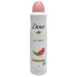 Antiperspirant spray Dove Go Fresh Rodie și Lemongrass 250 ml, vedere frontală flacon albastru