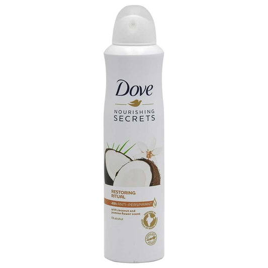 Antiperspirant Deodorant, Dove, 250 ml Restoring Ritual Coconut