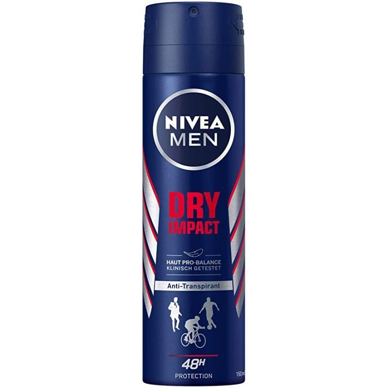Antiperspirant dezodor, Nivea, 150 ml, Férfi, Dry Impact