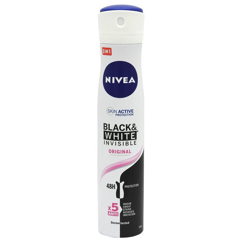 Izzadásgátló Dezodor, Nivea, 200 ml Invisible Bw Original