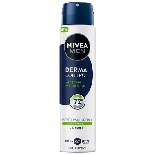 Izzadásgátló Dezodor, Nivea, 200 ml Men Derma Control Sensitive