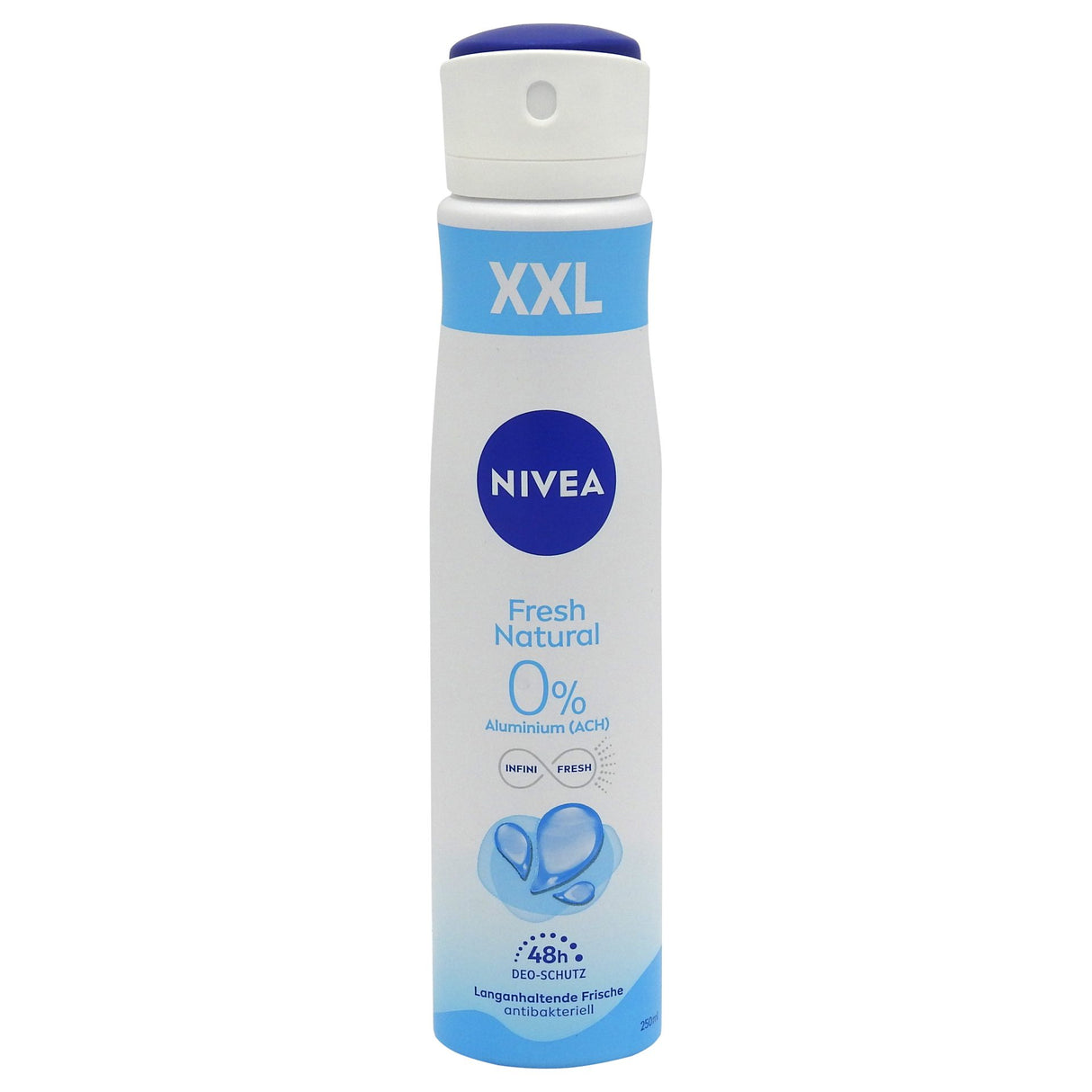 Antiperspiráns Dezodor, Nivea, 250 ml Fresh Natural