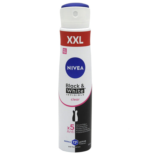 Antiperspiráns Dezodor, Nivea, 250 ml Invisible Bw Clear