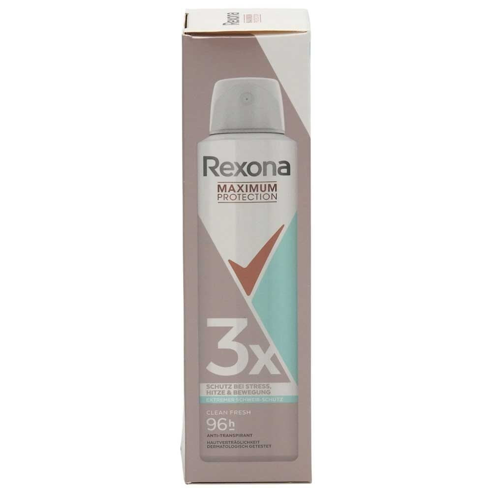 Antiperspirant dezodor, Rexona, Maximum Protection 150 ml Clean Fresh