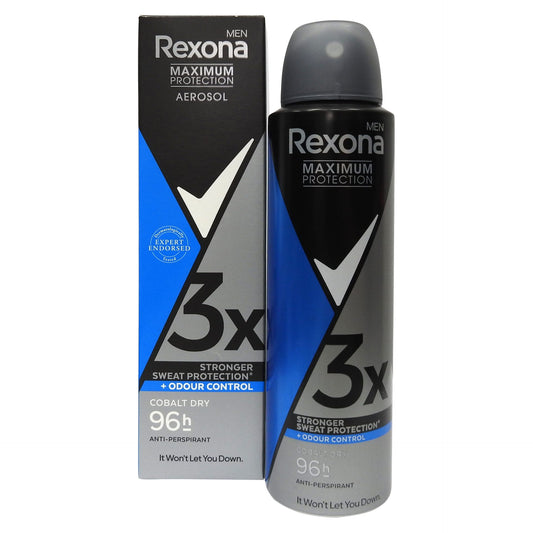 Antiperspiráns Dezodor, Rexona, Maximum Protection 150 ml Férfi Cobalt Dry