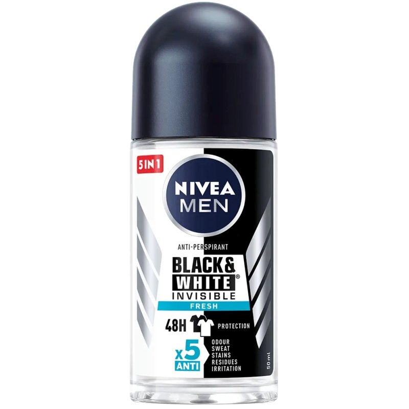 Antiperspirant roll-on, Nivea, 50 ml, Férfi, Invisible Bw Fresh