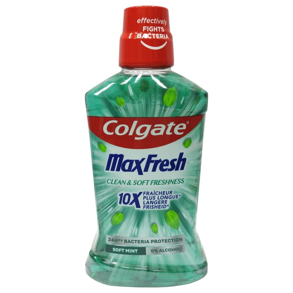 Szájvíz, Colgate, 500 ml Max Fresh Soft Mint