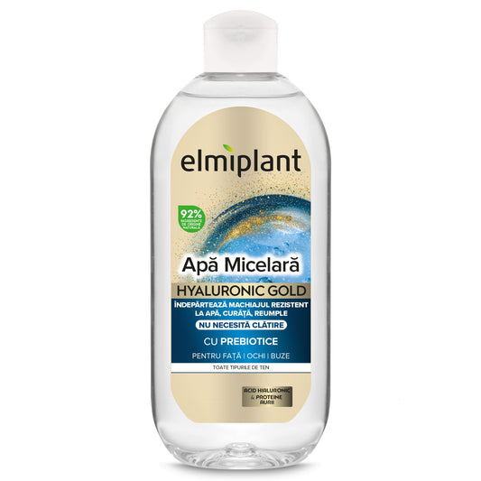 Apa Micelara, Elmiplant, Hyaluronic Gold, 400 ml - vivimall.ro