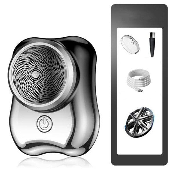 Aparat de Ras Electric, Vivimall, Portabil, Incarcare USB Type-C, Autonomie &gt;60 min, 6.5 x 4.5 x 4 cm, 5V, 3.7W, Negru - vivimall.ro