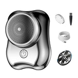 Aparat de Ras Electric, Vivimall, Portabil, Incarcare USB Type-C, Autonomie &gt;60 min, 6.5 x 4.5 x 4 cm, 5V, 3.7W, Negru - vivimall.ro