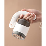 Aparat Pentru Curatat Scame, Par Si Praf, Vivimall, cu LED, Pentru Diferite Tipuri De Material, Cu Lame Din Otel Inoxidabil, Compartiment de Depozitare, Maner Reglabil, 11x10.5x8.7 cm, Alb - vivimall.ro