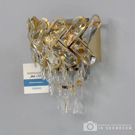 Aplica Cristal Josephine 2X E14 - vivimall.ro