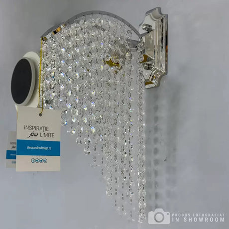 Aplica Cristal Serenity 1X E27 - vivimall.ro