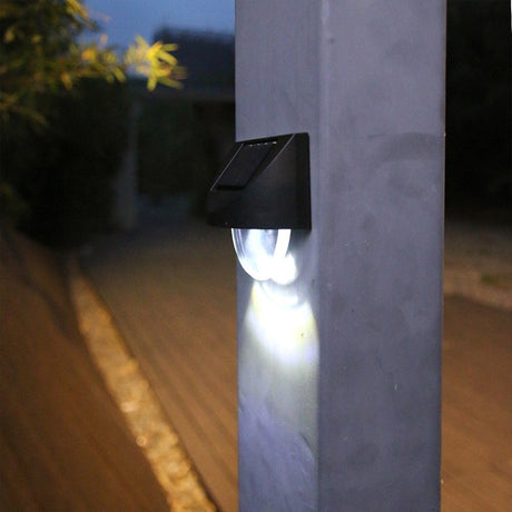 Aplica Solara Led, Abs/Policarbonat, Rezistent La Apa Ip65, 1 Led, Pentru Gradina, Casa, Balcon, Terasa, 1.2V, 600Mah, 8.8 X 8.5 Cm, Alb Rece - vivimall.ro